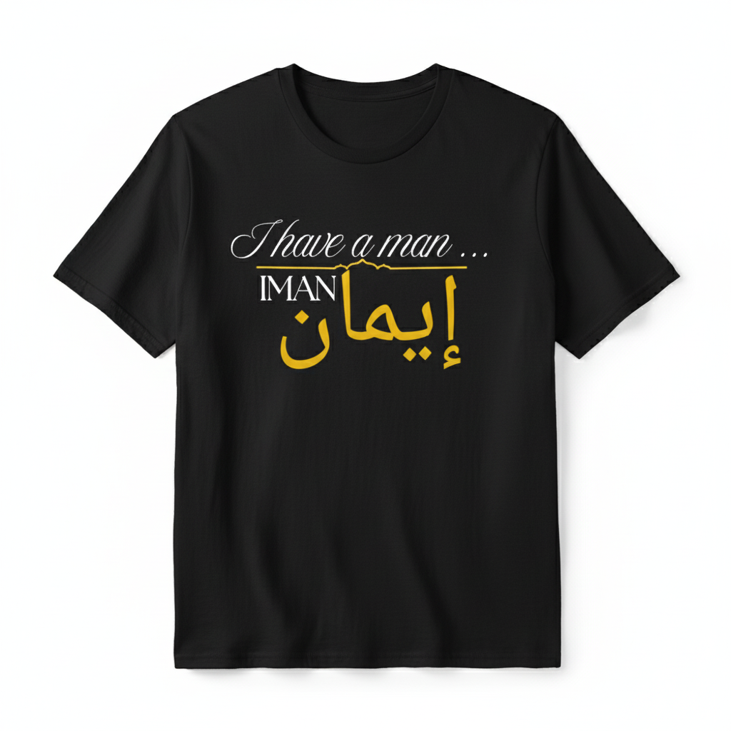 Black Iman tee